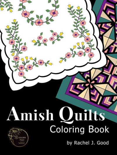 Amish Quilts Coloring BOOK cover